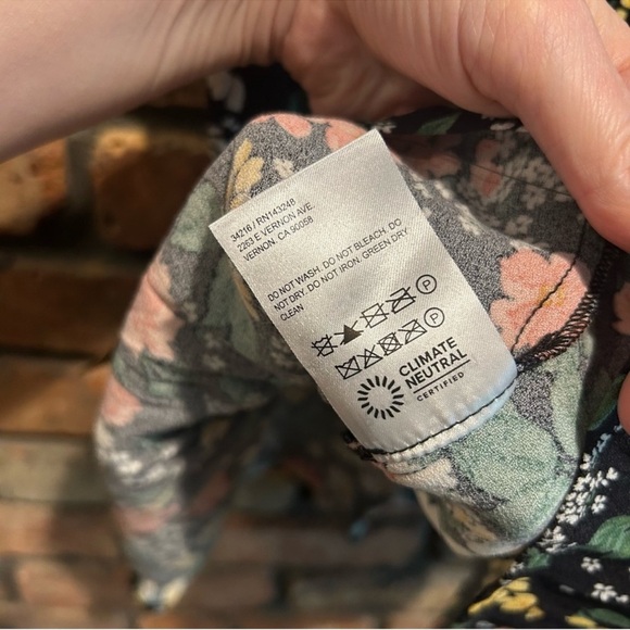 Reformation Black Floral Mini Dress - Picture 11 of 11